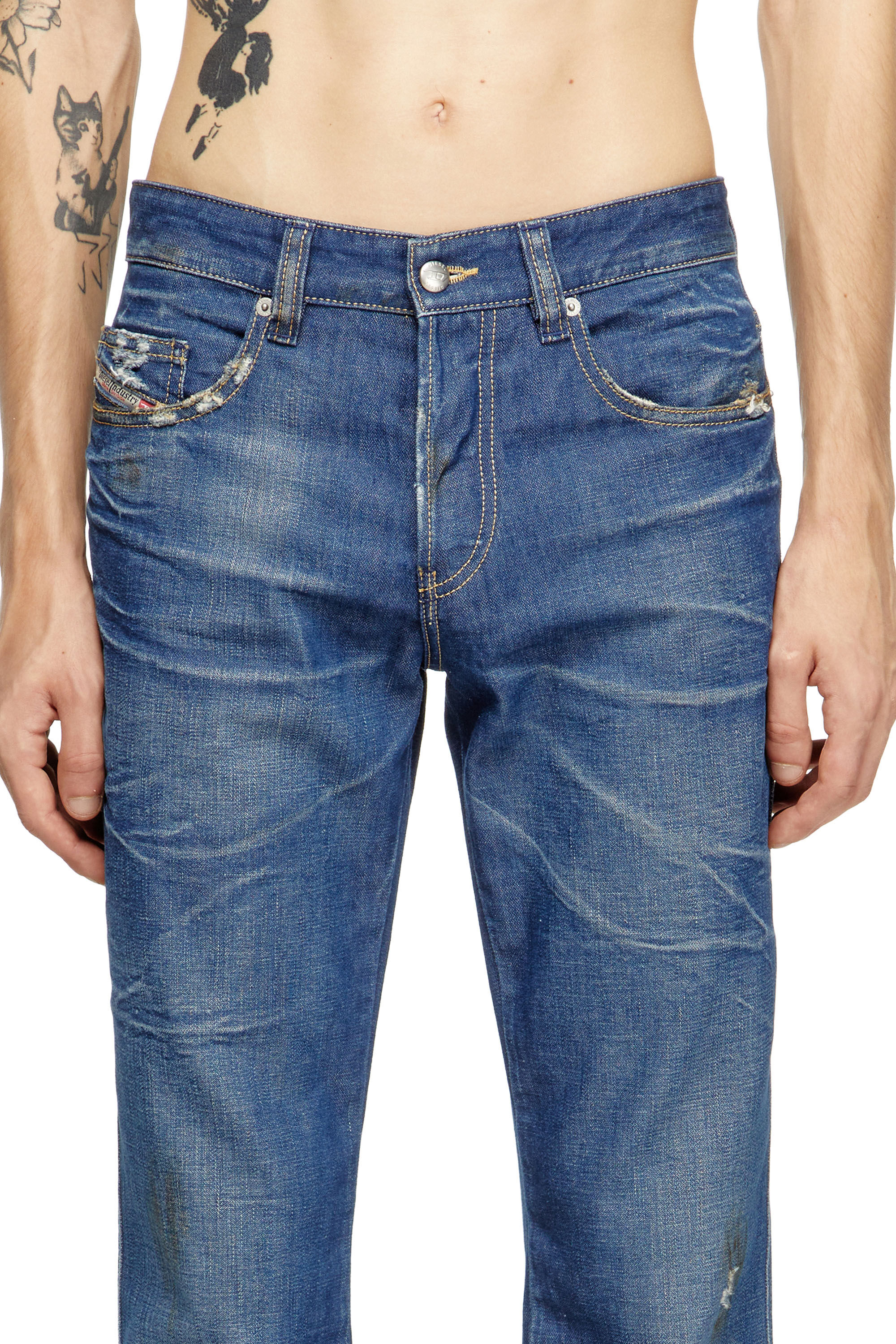 Diesel - Man's Bootcut Jeans 1998 D-Buck 09M60, Dark Blue - 5