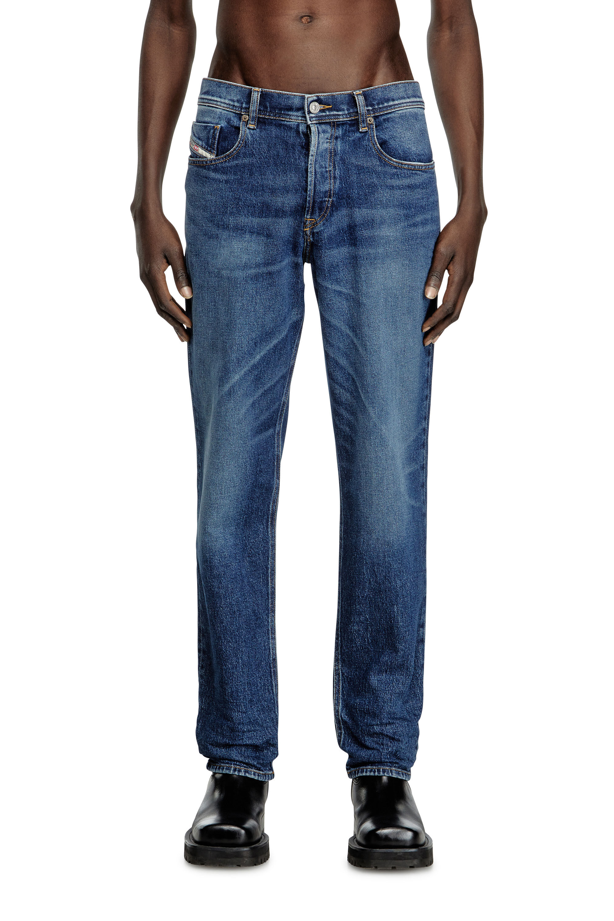 Diesel - Man's Regular Jeans 2023 D-Finitive 09L21, Medium blue - 3