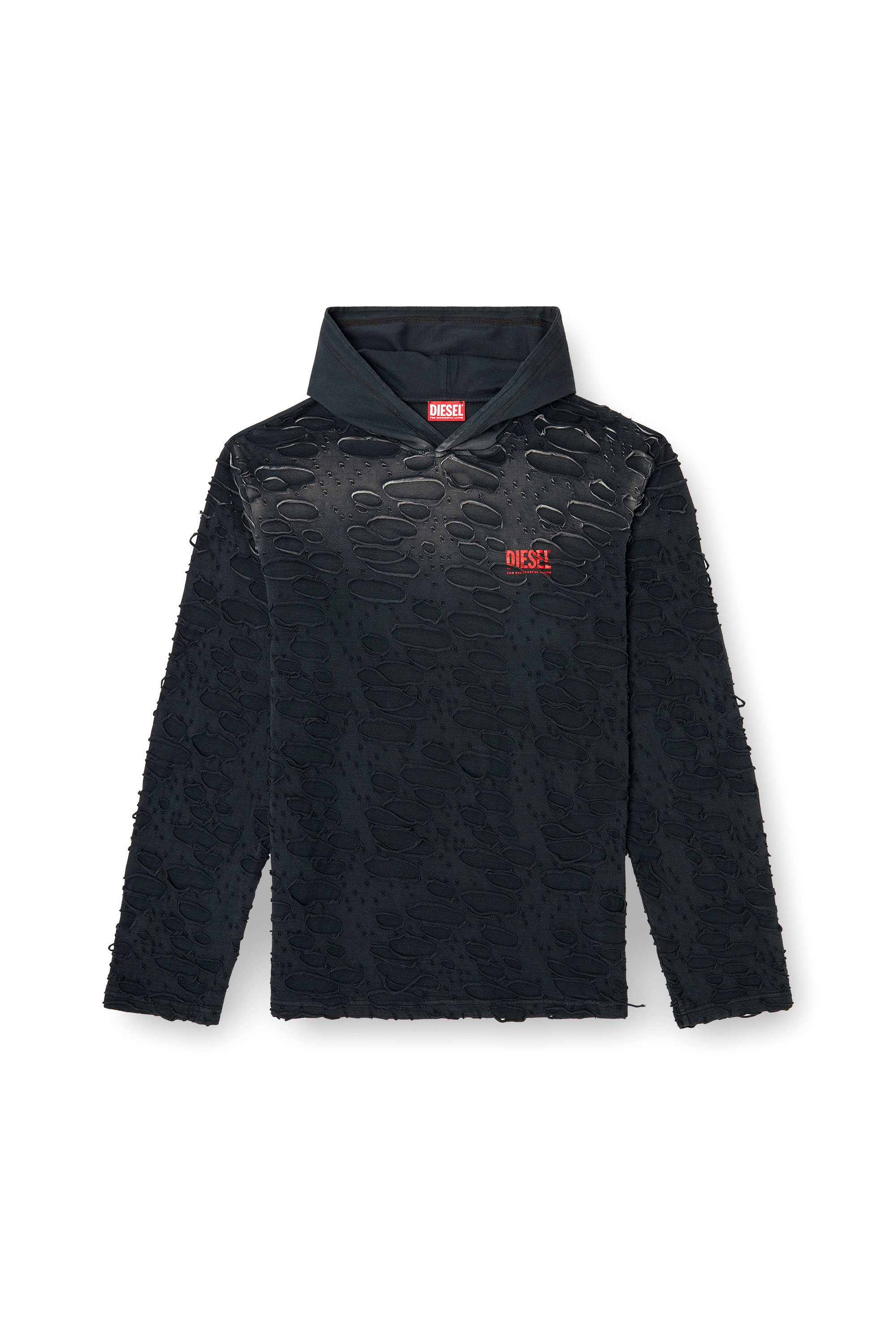 T-CRANE-LS-HOOD, Black