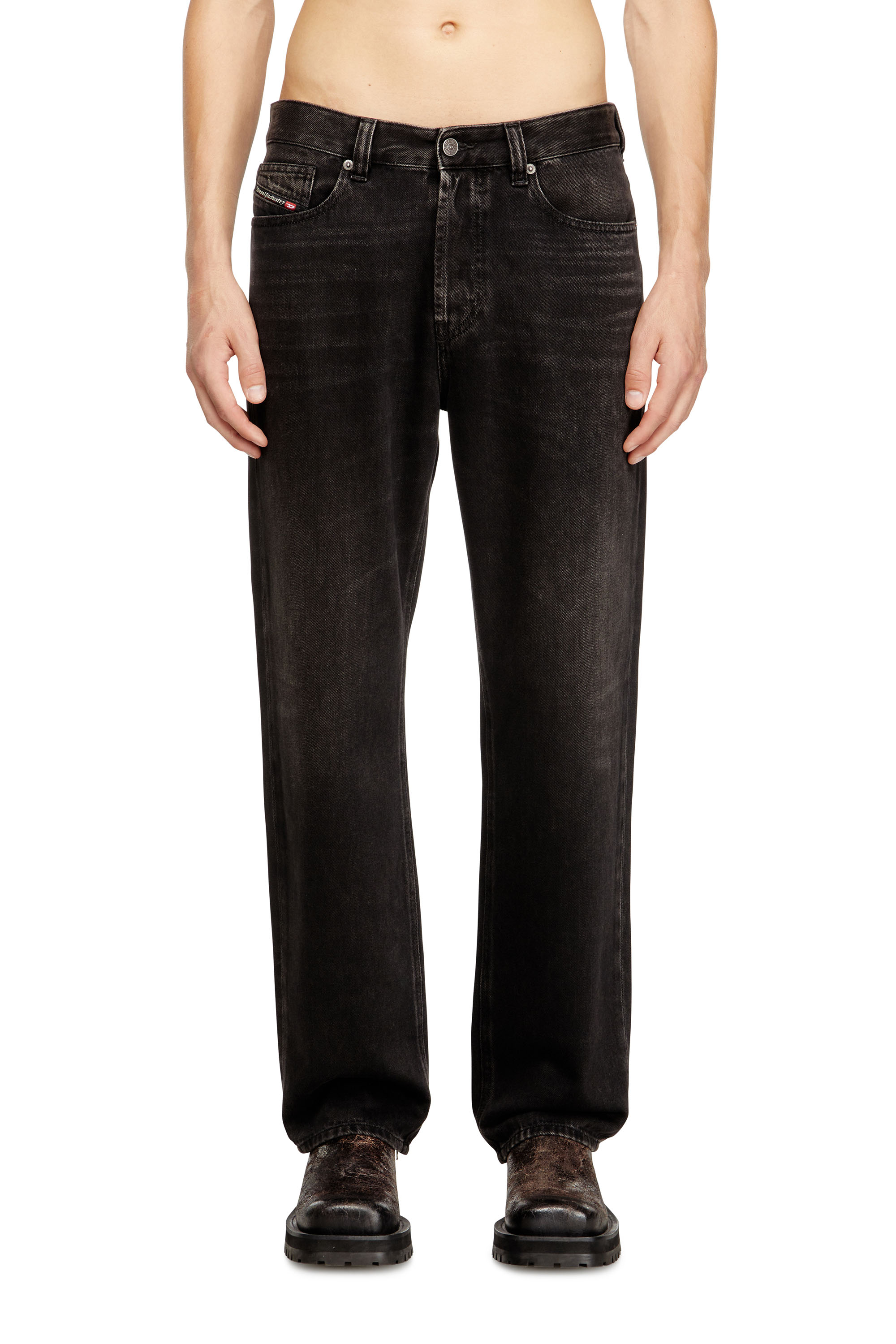 Diesel - Man's Regular Jeans 2024 D-Macs 09J96, Black/Dark grey - 2